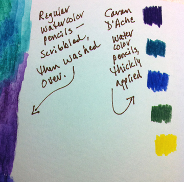 Art Journaling Tip: Watercolor Pencils